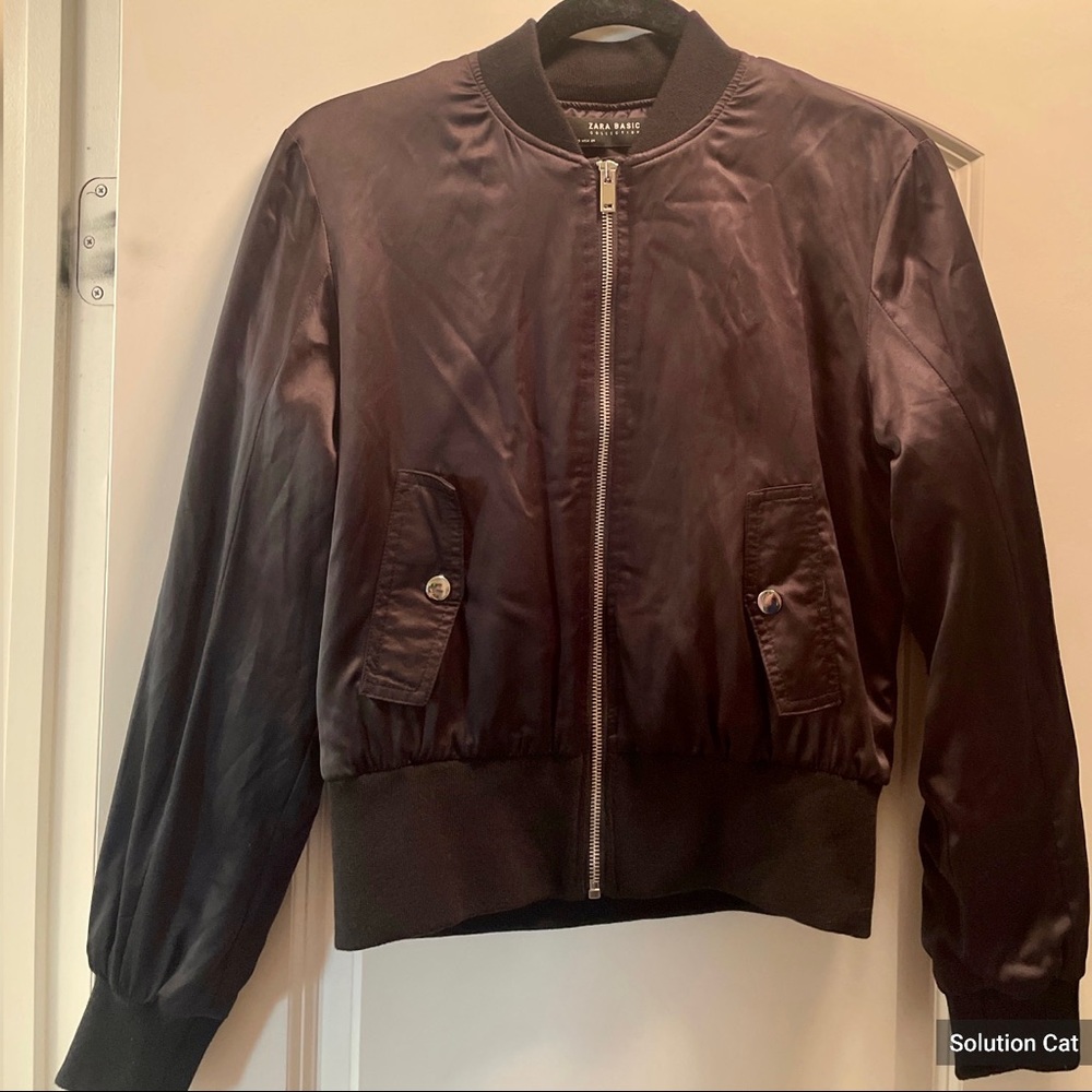 Zara Basic Collections Bomber Jacket size XS